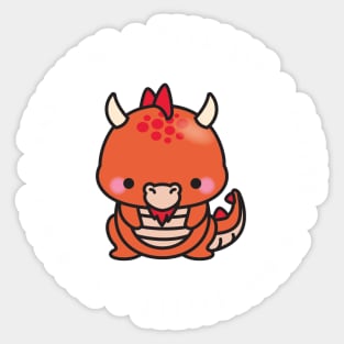 cute chinese zodiac | year of the dragon | personality traits | ambitious, fearless, honest, unrestrained, vigorous Sticker